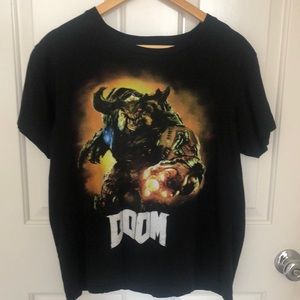 DOOM Black Short Sleeve Tee Shirt